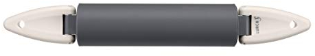 Lurch 70255 Silikon-Teigrolle mit Klappgriffen, Grau, 6.5 x 45 x 6.5 cm