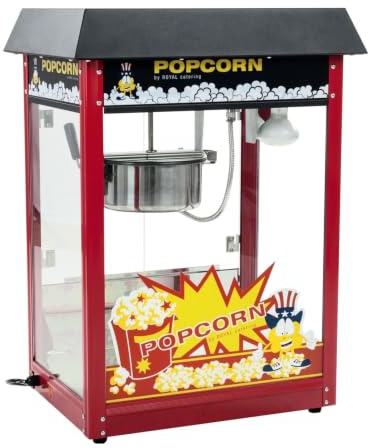 helloshop26 máquina de palomitas de maíz profesional 1 600 Watts Negra