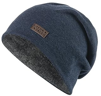 Sterntaler Unisex Baby Slouch-beanie Beanie Hat, Blau (Marine), 49 cm (12-18 Monate)