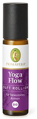 PRIMAVERA Duft Roll-On Yoga Flow bio 10 ml - Myrte, Grapefruit und Sandelholz - Aromaöl, Duftöl, Aromatherapie für unterwegs - befreiend - vegan