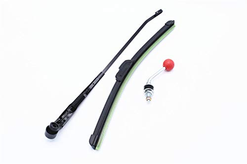 TAKPART 1 ensemble de balais d'essuie-glace universels UTV à la main en caoutchouc