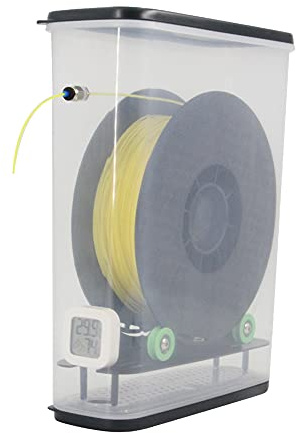 Zeberoxyz 3D-Drucker Filamenthalter Trockenaufbewahrungsbox Feuchtigkeitsbeständige Versiegelte Universal verstellbare Filamenthalterung Rackhalterung für PLA ABS Nylonholz (Trockenaufbewahrungsbox)