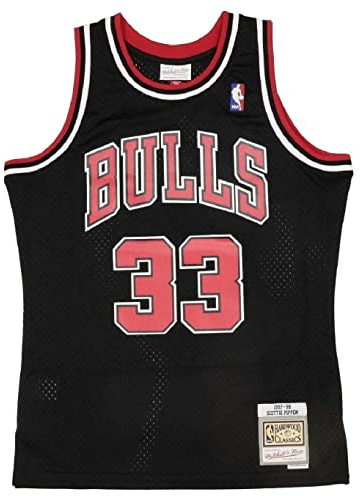 Mitchell & Ness Scottie Pippen #33 Chicago Bulls 1997-98 Youth Swingman NBA Trikot schwarz