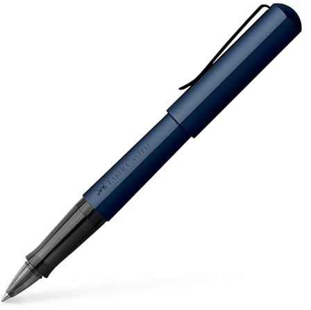 Faber-Castell 140545 - Tintenroller Hexo, blau, 1 Stück
