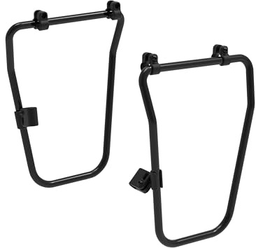 Topeak Gepäckträger Side Frame for Tetrarack Set 2-teilig aus Aluminium und Fiberglas in der Farbe Schwarz, Gewicht: 95 g Maße: 24x17,8x5 cm, 15100038 | Topeak TetraRack Seitenrahmen-Set – leichte Aluminium-Fahrradgepäckträgerhalterungen