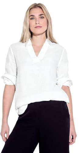 Cecil dam lång blus, Vit, XS