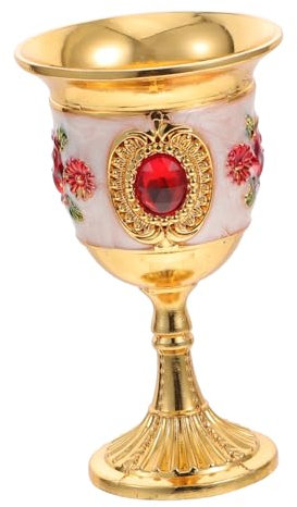 TOPBATHY Copas De Vino Vintage Estilo Retro Adorno Para Copa De Vino Taza Pequeña Creativa Para Beber Hogar Vaso De Estilo Europeo