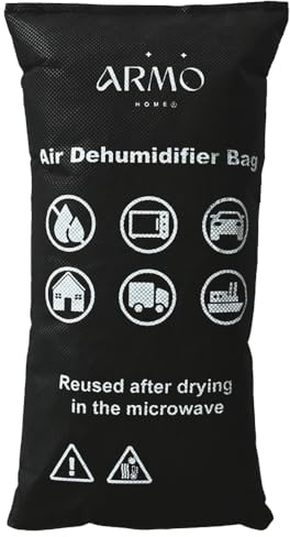 Armo® 1KG Car Van Reusable Dehumidifier Home Large Dry Car Moisture Window Windscreen Moisture Dew Absorber Pad Reusable Damp Remover (1)