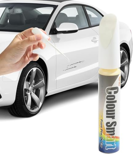 Kratzer-Reparatur-Stift für Auto, Auto-Kratzer-Entferner-Stift,Effektive-Kratzer-Reparatur-Paste, Upgrade 2 in 1 Automobil-Kratzer-Lack-Stift (Weiß, 2PCS)