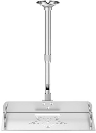 BaotyJie Soporte de Techo con Bandeja para proyector/cámara para Pared y Techo, Estructura Robusta, Altura Ajustable de 20-40 cm para Hotel
