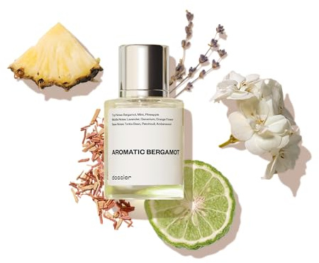 Dossier - Aromatic Bergamot 1.7 Fl oz (50ml) - Perfume Inspired by Y.S.L MY-SLF - Pure Infused - Paraben Free - Vegan - For Men