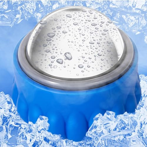 Bola de rodillo de hielo de masaje, masajeador de alivio de frío y calor, masaje de tejido profundo, herramienta de masaje para dolor de espalda, cuello, cuerpo, cara, pies, recuperación muscular