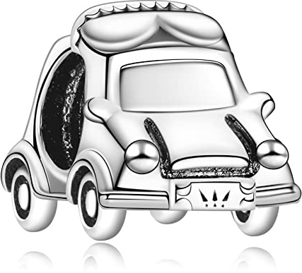 Doyafer 925 Sterling Silber Charme Anhänger Schildkröte Dolphin Octopus Hummer Stern Heißluftballon Auto Flugzeug Gepäck Motorrad kompatibel mit Frauen Armband Halskette Geschenke für den Sommer