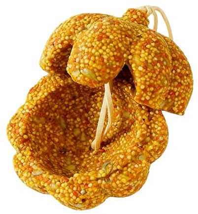 Missmisq Snack per Parrocchetto,per Animali Snack Giocattolo Masticabile per Pappagalli - Giocattolo per Uccelli A Forma di - per Inseparabile, Canarino, Conuro, Coniglietto, Cavia e Cincillà