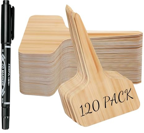 Plant Labels Tags 120pcs Outdoor Plastic Plant Markers Garden Tags & Stakes for Plants Waterproof Plant Name Tags Seedling Tags Plant Stakes for Outdoor Plants Garden Accessories