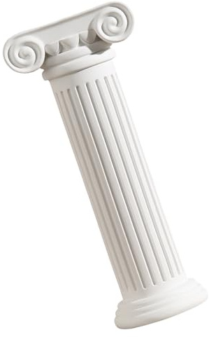 LALADEFIEE Vase Colonne Romain Haut en Résine pour Plantes Extérieures et Décoration de Mariage Présentoir Pilier Grecque Blanc 120 CM