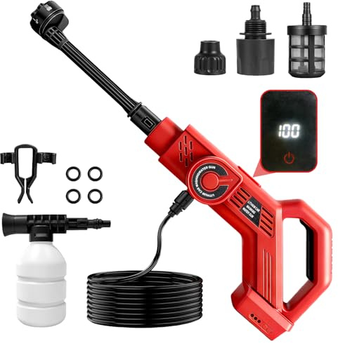 Batteridriven högtryckstvätt för Milwaukee 18 V batterier (utan batteri)