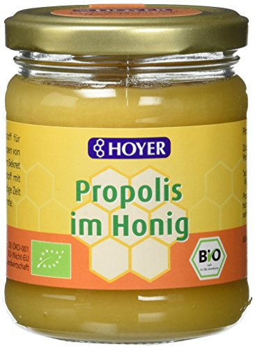 Hoyer Propolis im Honig Bio Produkt, 2er Pack (2 x 250 g)