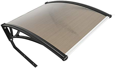 Tetto da garage per tosaerba robot riparo protezione giardino prato prato 78 x 102 x 50 cm (marrone)