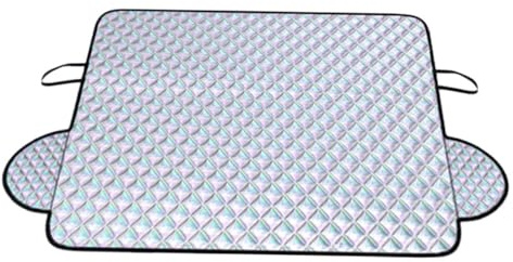 TINEASUR Parabrisas Coche Anticongelante Protector Heladas Visera Reflectante Fácil Instalación