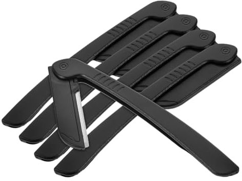 NULYLU Augenbrauenschaber Damenrasierer herrenrasierer Mehrzweckrasierer Hautschutz Rasierer präzisionsrasierer Dermaplane Werkzeug zum Formen des Bartes Bartklinge Rostfreier Stahl Black