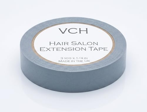 VCH Hair Extension Tape - Extra Strong Roll of Double Sided Clear Tape for Tape-in hair Extensions - 1/2in x 3yd