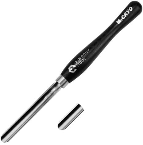 FindBuyTool Wood Turning Tool for Lathe, 5/8 Spindle Lathe Tool Chisel for Woodturning, M2 HSS Wood Lathe Spindle Turning Tools for Woodworking DIY Enthusiasts, Continental Style (1 PC)