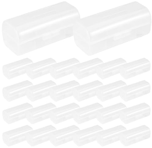 SHINEOFI Scatola Portabatterie Trasparente per Batterie 26650 Custodia Organizer Leggera e Resistente Agli Urti Contenitore Portatile per Batterie Ricaricabili da Viaggio Ufficio e