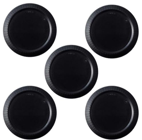 5pcs Rear Lens Cap Cover Compatible with Fuji Micro SLR X-Mount Lens for APS-C Camera X-Pro1 Pro3, S10; M1 M5, X-E1 E2 E4 E5, A1 A2 A5 A7, H1 H2 H2S, T1 T3 T4 T5 T10 T30 T30II T30 III T50 T100 T200