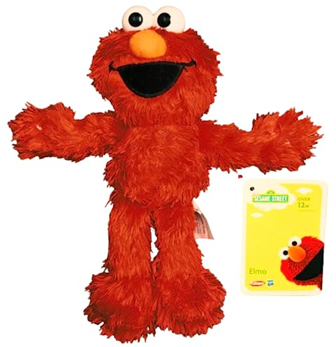 Hasbro Sesamstraße Elmo 9 Zoll Plüsch Stofftier (rot)