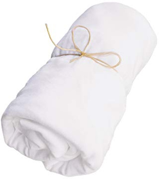 tweeto Sábana bajera ajustable de 70 x 120 cm para cuna, 100% algodón entrelazado