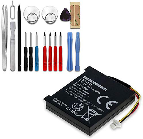 subtel Akku kompatibel mit Logitech G930, MX Revolution, 533-000018, L-LY11 | + Werkzeug-Set (750mAh-3.7V-Lithium-Ionen) für Logitech F12440097