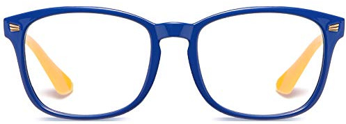 DUCO Kids Blue Light Glasses Girls Boys Computer Gaming Eyeglasses Anti UV,Bluelight Glasses for Kids Age 6-10 K028