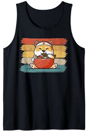 Japon Shiba Inu Chien Japonaise Bol De Nouilles Ramen Débardeur