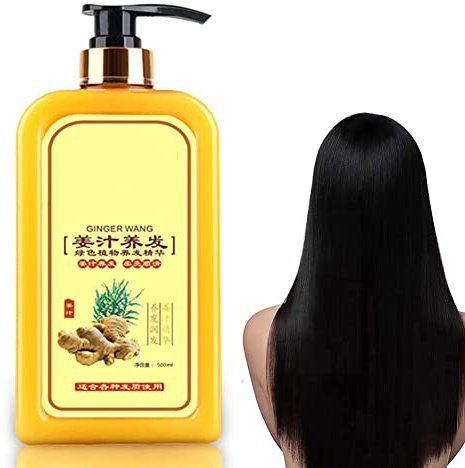 Ginaday Instant Ginger Hair Regrowth Shampoo,Ingwer Haarwuchs Shampoo,Shampoo Gegen Haarausfall,Haarwachstum Shampoo,Anti-Haarausfall Shampoo,Anti Haarverlust Shampoo,Natürlicher Ingwershampoo