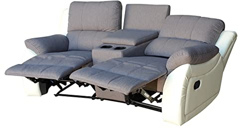 Mapo Möbel Microfasersofa Kinosofa Fernsehsofa 5129-Cup-2-M28-2149