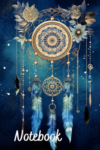 Notebook with dreamcatcher: Boho style