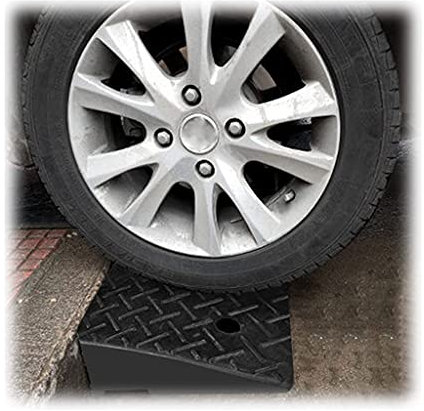 5 à 20 cm de Haut rampes de seuil Portables en Plastique léger et résistant pour Trottoir, Voiture, Camion, Scooter, vélo, moto/50 x 50 x 5 cm