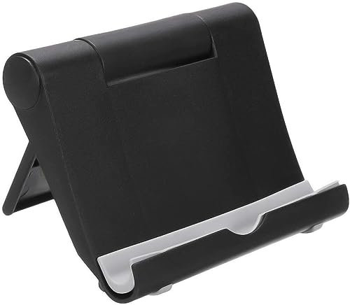 Smartxcessories Universal Mobile Phone Desk Stand Holder for iPhone iPad Samsung Tablet Folding Portable (Black)