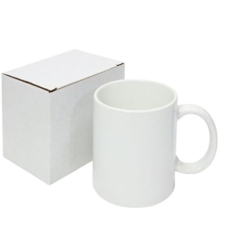 Zediart - Pack 36 tazas de cerámica blancas calidad (AAA) para sublimación | 12 oz 350 ml | Aptas para lavavajillas
