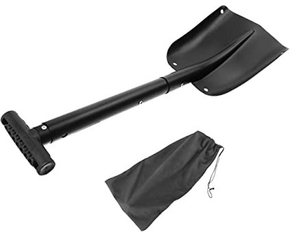 Happyyami Faltbare Autoschneeschaufel Aus Ergonomischer Griff rutschfest Für Schnee Und Schmutzbeseitigung Kompakt Und Tragbar Für Notfall Im Fahrzeug