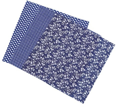 STOBOK 7stücke Baumwollstoff Zum Nähen DIY Baumwolltuch Verschiedene Druckstile Geeignet Für Handarbeiten Und Kleidung