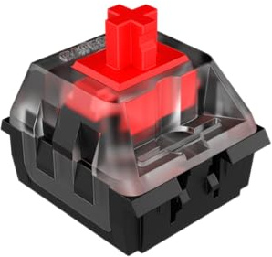 NEWSKILL Switches Gateron Optomecánicos Intercambiables Rojo