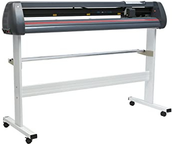 otmechl Schneideplotter 1350 mm Schnittbreite Plottermaschine, 10-800 mm/s Folienschneider, 3 Klingen Folienplotter Cutting Plotter Foliendrucker mit Signmaster Software für Schilder & Dekorationen