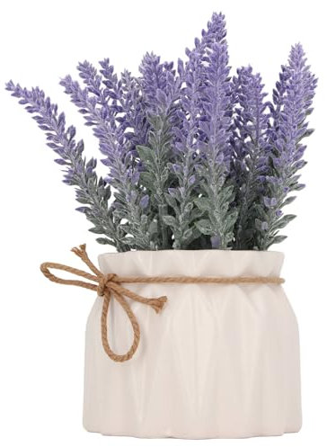 Künstliche Blumenpflanzen, Kleine Künstliche Pflanzentöpfe mit Topf, Kunstpflanzen aus Kunststoff Künstliche Pflanzen Im Innen- und Außenbereich, Zuhause, Cafés, Tisch,