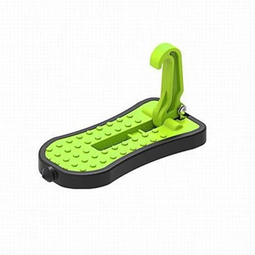 Pedale Freno Auto Pedale ausiliario pieghevole universale Pedale tetto Pieghevole per auto Veicolo pieghevole Scala a gradini Pedane Facile accesso Copripedali Auto(Green)
