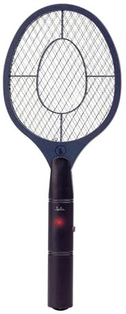 JATA HOGAR MOST3554 - Racchetta per zanzare elettrica. Uccide le zanzare elettriche pieghevoli 2 in 1. Funziona con 2 batterie AA per esterni e interni. 30 mq. Grande potenza