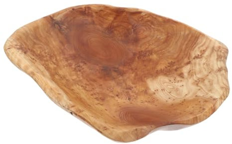 GLEAVI Plat De Fruits Fruit Salade Décor De Cuisine Bol en Bois Décoratif Bol De Bonbons pour Le Bureau Coopérative Créative Bols Décoratifs pour La Décoration Intérieure Brun Bois