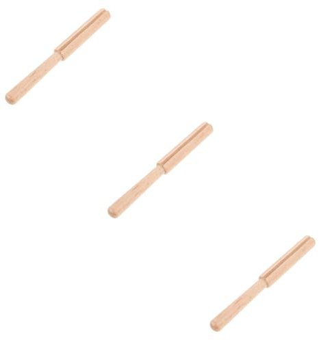 Angoily 2pcs Disconnection Tool Thick Yarn Sew Rug Crafting Upholstery Embroidery Wool Crochet Hand Knitting Wood Tool Knitting Accessories Handmade Craft Weaving Wooden Khaki
