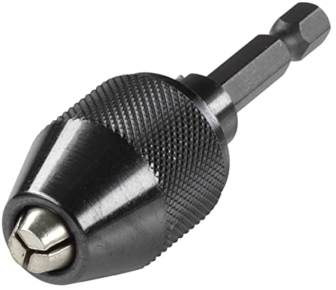 wolfcraft Schnellspan-Bohrfutter I 2625000 I 0,5-6,5 mm Spannweite I Zum schnellen und einfachen Spannen und Lösen von Bohrmaschinenzubehör